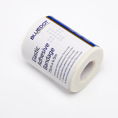 Blue Dot White Elastic Adhesive Bandage (EAB) 7.5cm x 4.5m (Box 12)