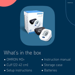 Omron M2+ Automatic Blood Pressure Monitor