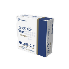 Blue Dot Zinc Oxide Tape 2.5cm x 10m (Box 36)