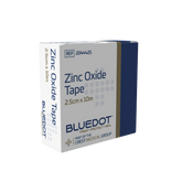 Blue Dot Zinc Oxide Tape 2.5cm x 10m (Box 36)