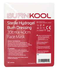 Burn Kool 30cm x 40cm Face Mask Burn Dressing