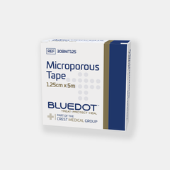 Blue Dot Microporous Tape 1.25cm x 5m