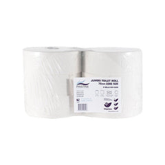 PRISTINE Maxi Jumbo 2Ply Toilet Roll 76MM Core 400M