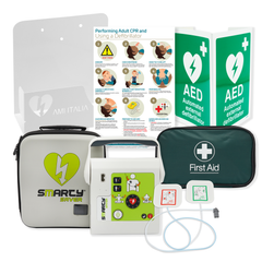 Fully-Automatic Defibrillator Package Including Wall Bracket
