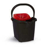 CleanWorks Plastic Mop Bucket Red 15 Liter