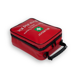Blue Dot Public Access Trauma (PAcT) First Aid Kit in Red Bag