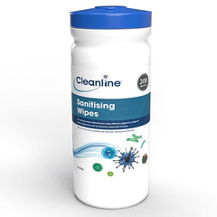 Cleanline Sanitising Wipes Tub 200