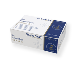 Blue Dot Plastic Perforated Tape 2.5cm x 10m (Box 12)