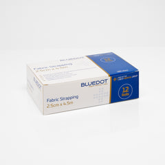 Blue Dot Fabric Strapping 2.5cm x 4.5m (Box 12)
