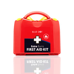 Blue Dot Extra Burns First Aid Kit In Red PGB Box