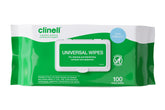 Clinell Universal Sanitising Wipes x 100 - Extra Thick