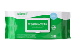 Clinell Universal Sanitising Wipes x 100 - Extra Thick