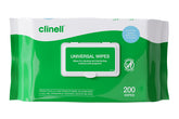 Clinell Universal Sanitising Anti-Bacterial Wipes x 200