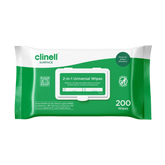Clinell Universal Sanitising Anti-Bacterial Wipes x 200