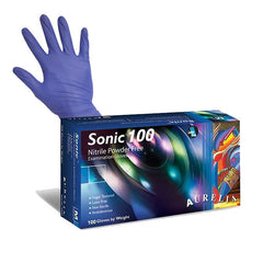 Aurelia Sonic 100 - Blue Nitrile Examination Gloves