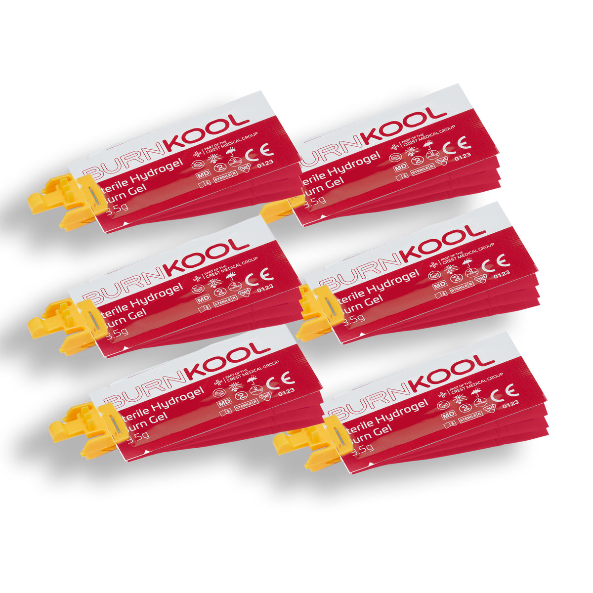Burn Kool 3.5g Pull N Open Burn Gel (Box 6 x Clip 4)