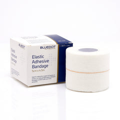 Blue Dot Boxed Elastic Adhesive Bandage (EAB) 5cm x 4.5m