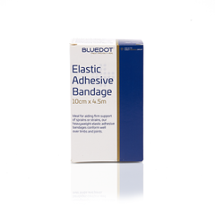 Blue Dot Boxed Elastic Adhesive Bandage (EAB) 10cm x 4.5m