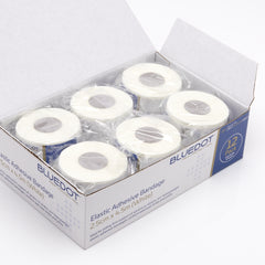 Blue Dot White Elastic Adhesive Bandage (EAB) 2.5cm x 4.5m (Box 12)