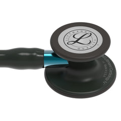 Littmann Cardiology IV Diagnostic Stethoscope: Black Edition - Blue Stem 6201