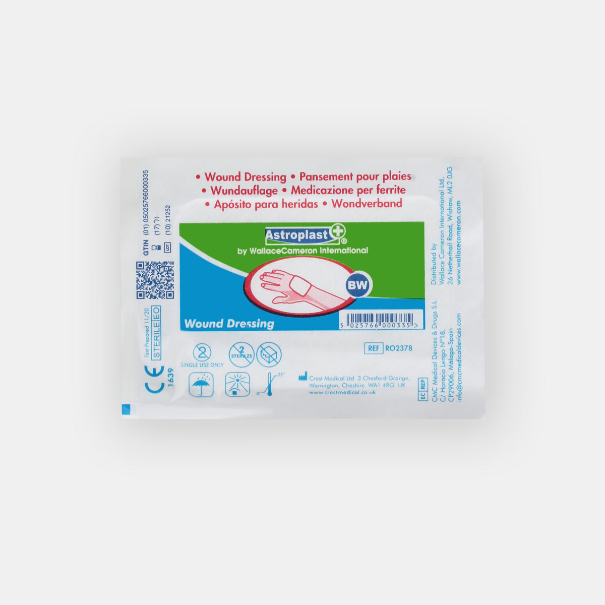 Wallace Cameron 72mm x 50mm Lint Pad (Pack 25)