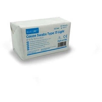 Blue Dot Sterile Gauze Swabs 10cm x 10cm (Pack 5)