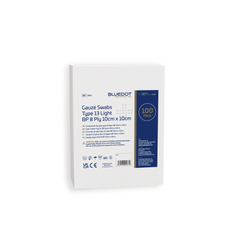 Blue Dot 10cm x 10cm Non-Sterile Gauze Swabs in a (Pack 100)