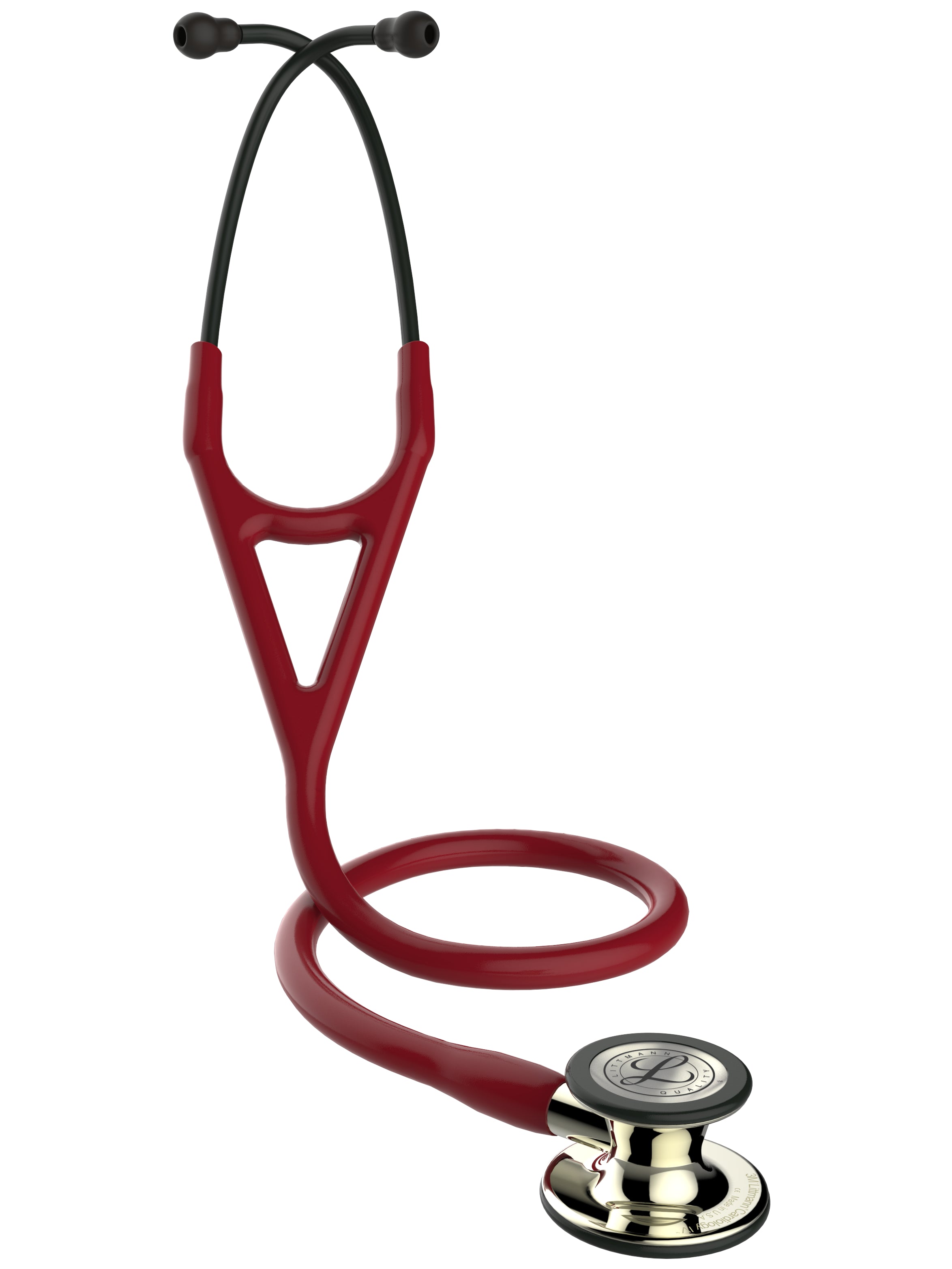 Littmann Cardiology IV Diagnostic Stethoscope: Champagne & Burgundy Tube 6176
