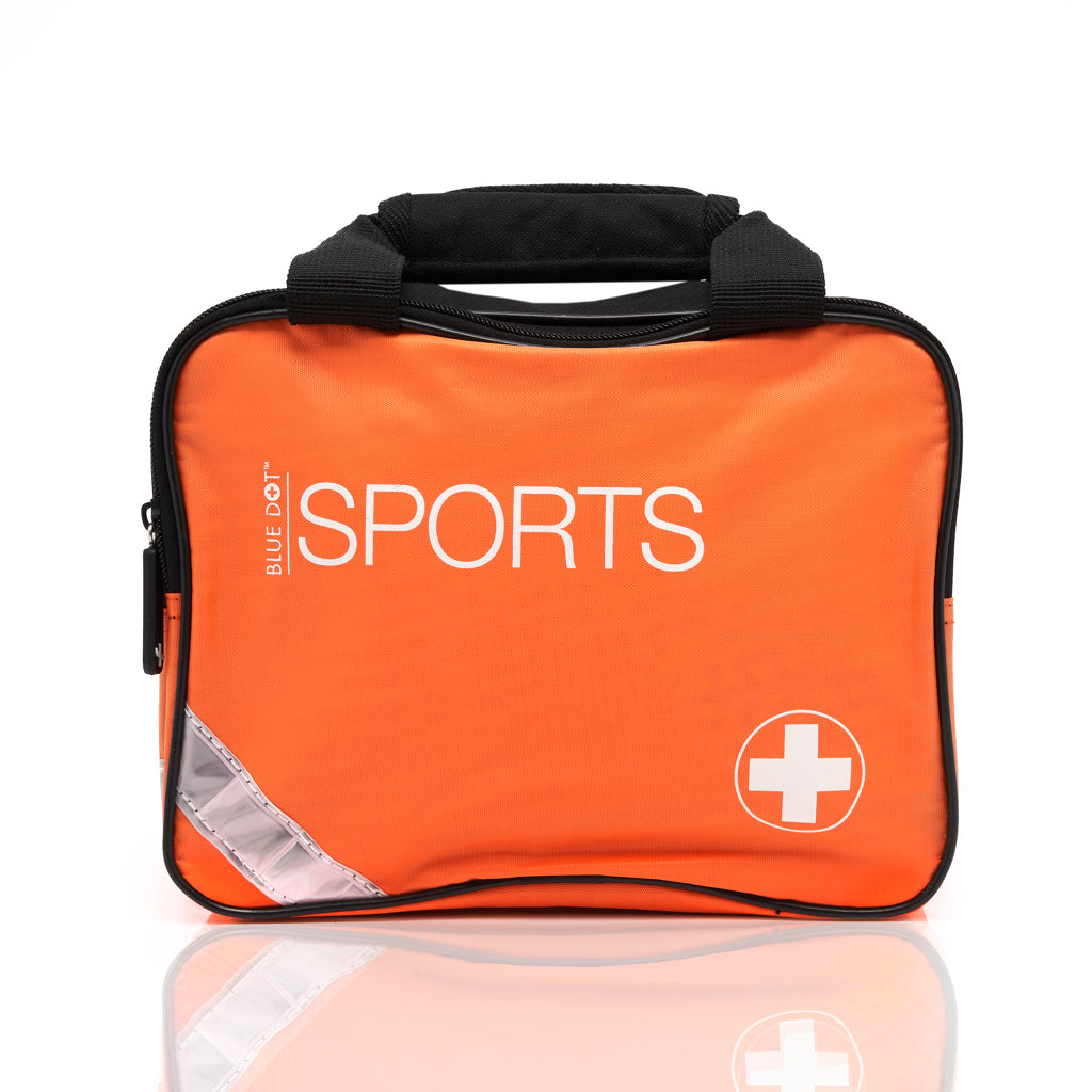 Empty Medium Orange Sports First Aid Bag