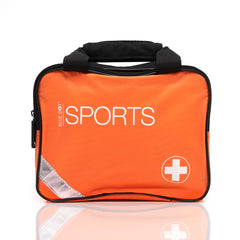 Empty Medium Orange Sports First Aid Bag