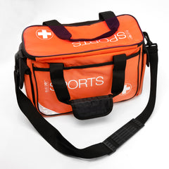 Empty Large Orange Sports First Aid Bag
