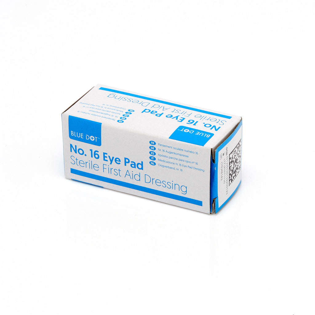 Blue Dot Boxed No16 Eye Pad and Bandage