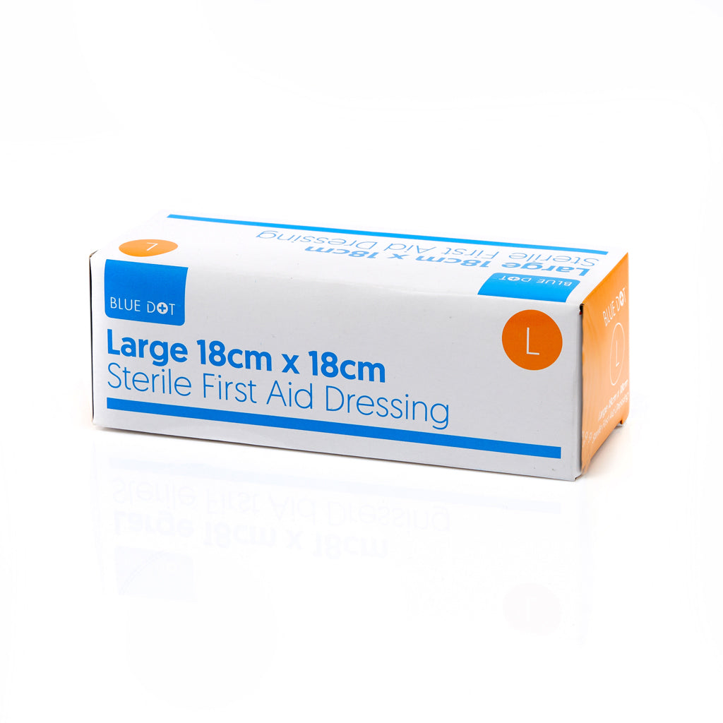 Blue Dot Boxed Large Dressing