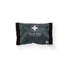 Empty Green First Aid Key Ring Pouch