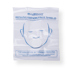 Blue Dot Resuscitation Face Shield