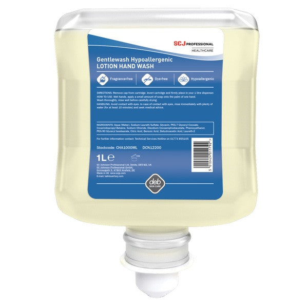 Cutan Gentle Wash Hypoallergenic Soap Healthcare 1 Liter