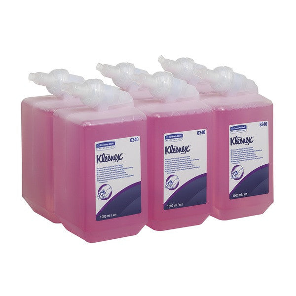 Scott Essential Everyday Use Foam Hand Cleanser Refill Cassettes Pink 1 Liter