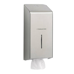 Kimberly-Clark Professional Stainless Steel Folded Toilet Tissue Dispenser