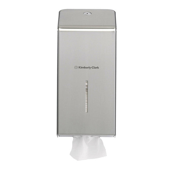 Kimberly-Clark Professional Stainless Steel Folded Toilet Tissue Dispenser