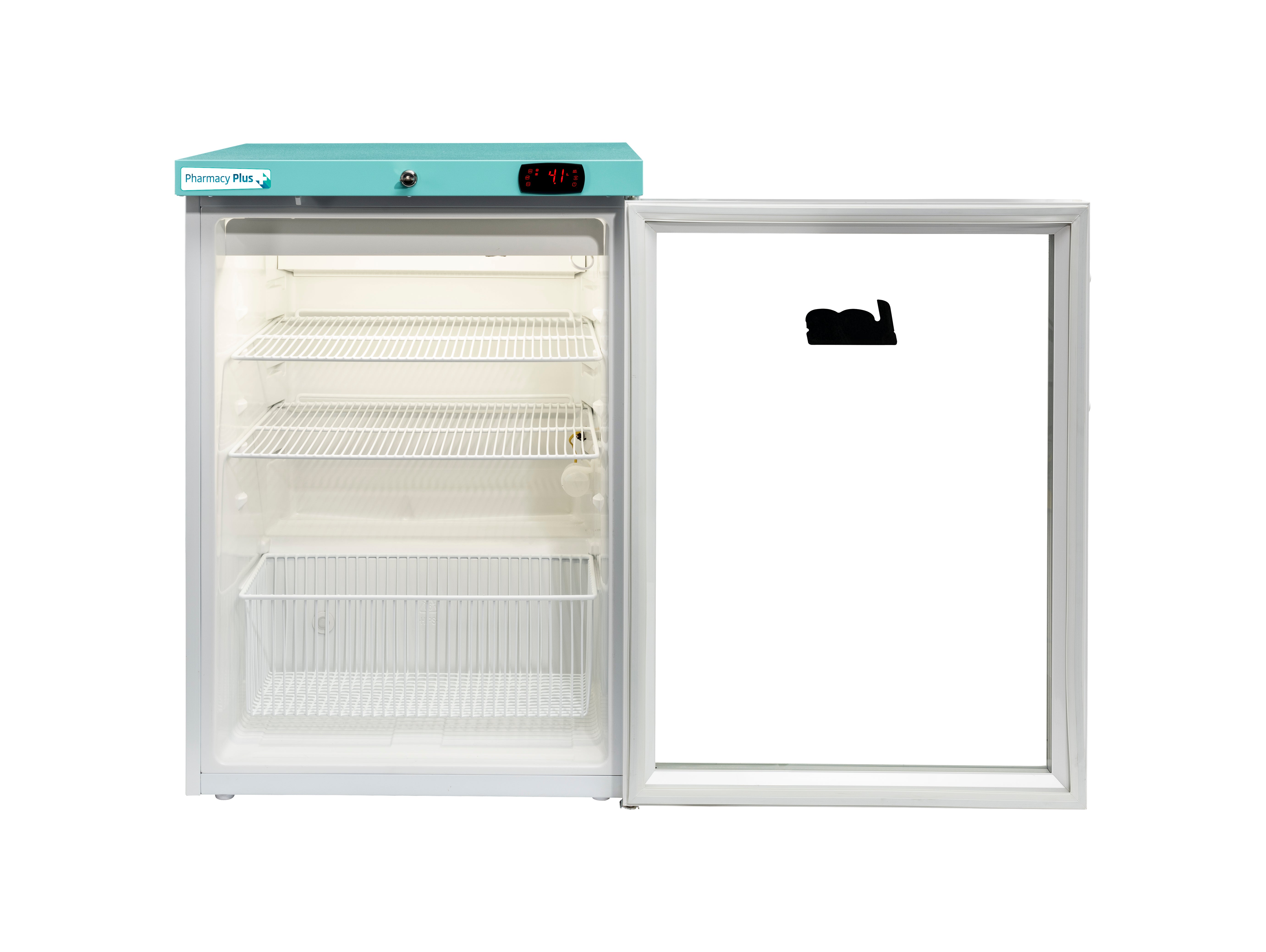 PPGR158BT-LHH - Lec 158L Under-Counter Pharmacy Plus Fridge with Left Hand Hinge with Glass Door