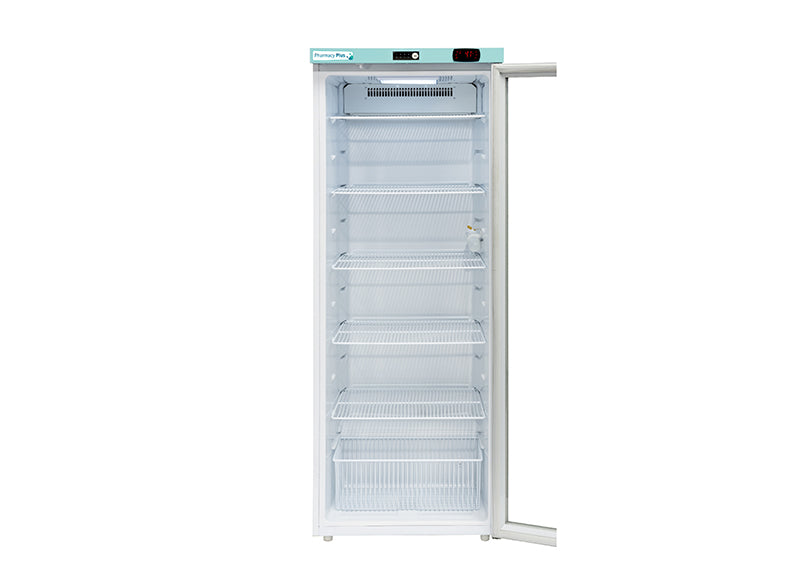 PPGR310BT-DLK - Lec 310L Freestanding Pharmacy Plus Fridge with Digital Lock and Glass Door