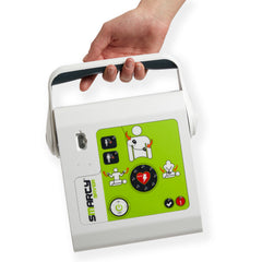 Fully-Automatic Defibrillator Package Including Wall Bracket