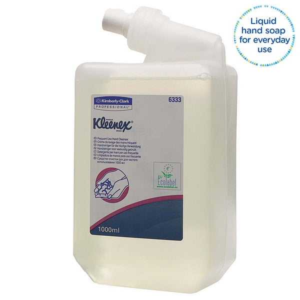 Kleenex Frequent Use Hand Cleanser Fragrance Free Clear 1 Liter