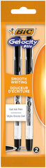 Bic Gel-ocity Stick Pen Black 2 Pack