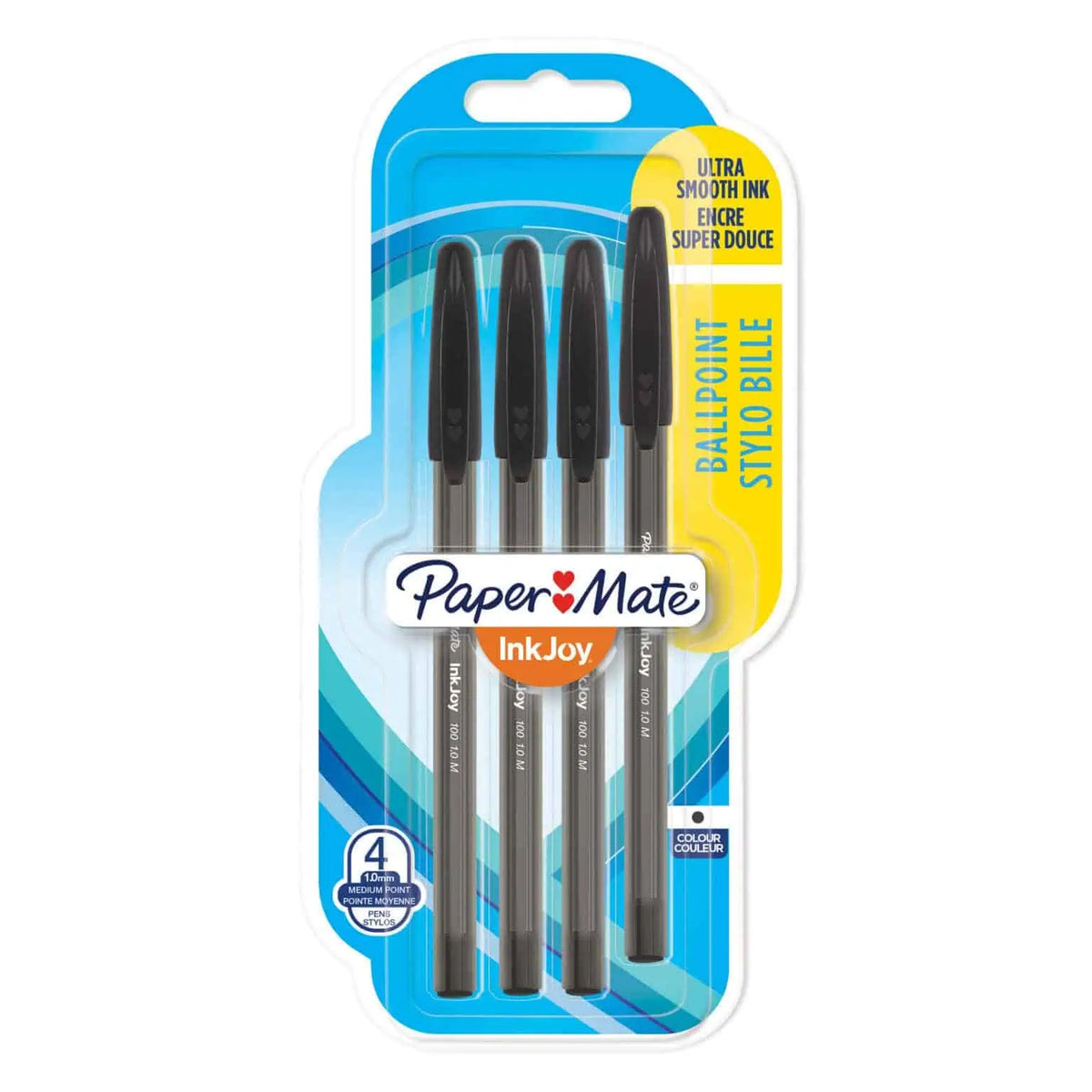 Papermate Inkjoy Blister 4 Black