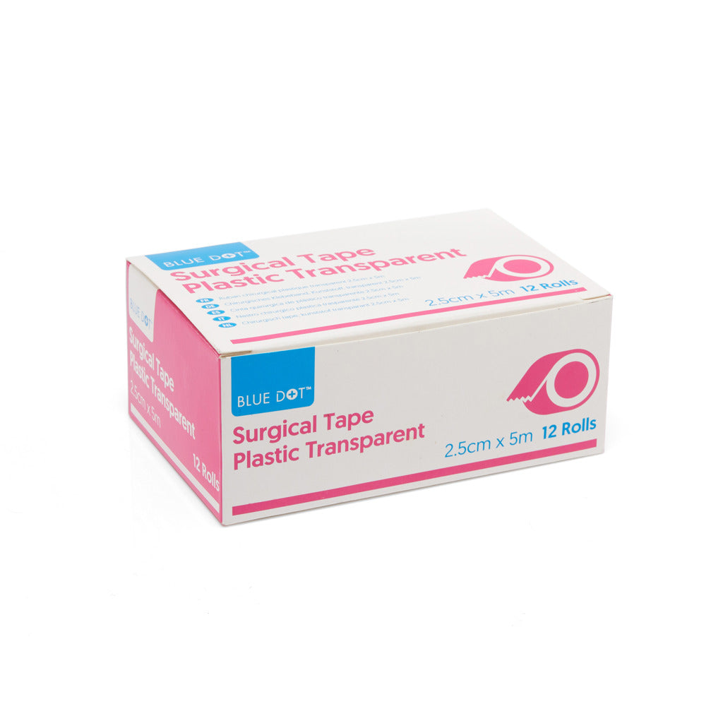 Blue Dot Transparent Tape 2.5cm x 5m (Box 12)