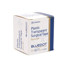 Blue Dot Transparent Tape 5cm x 5m