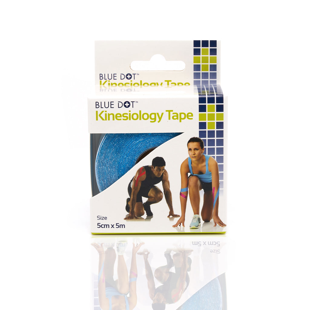 Blue Dot 5cm x 5m Blue Kinesiology Sports Tape