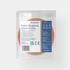 Blue Dot Fabric Strapping 2.5cm x 4.5m