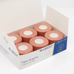 Blue Dot Fabric Strapping 2.5cm x 4.5m (Box 12)